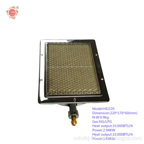 Outdoor Smokeless&Flameless IR BBQ Grill Gas Burner for Sales in Thailand